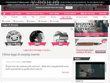 Tablet Screenshot of leggidimurphy.it